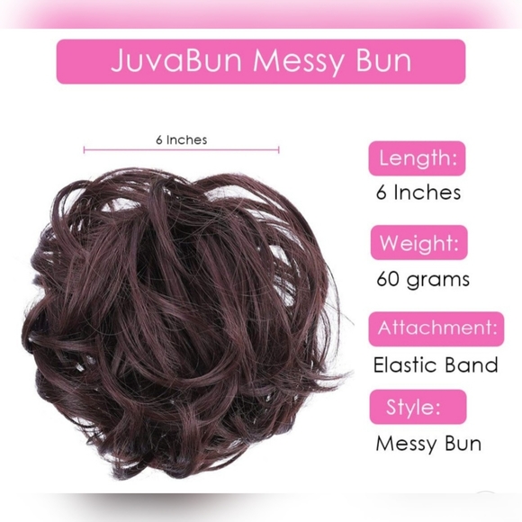 Juvabun Messy Bun Scrunchie - Picture 2 of 6